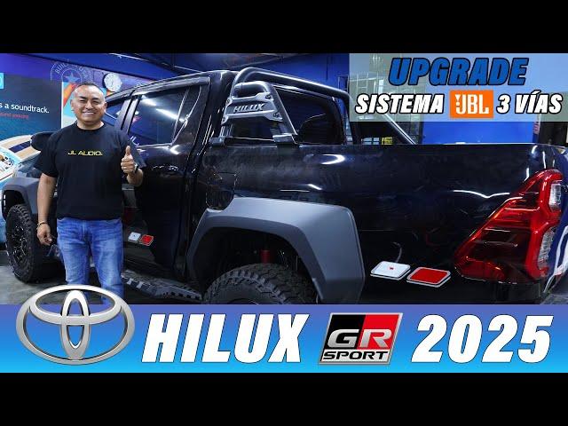 TOYOTA HILUX GR 2025 UPGRADE SISTEMA JBL 3 VIAS.