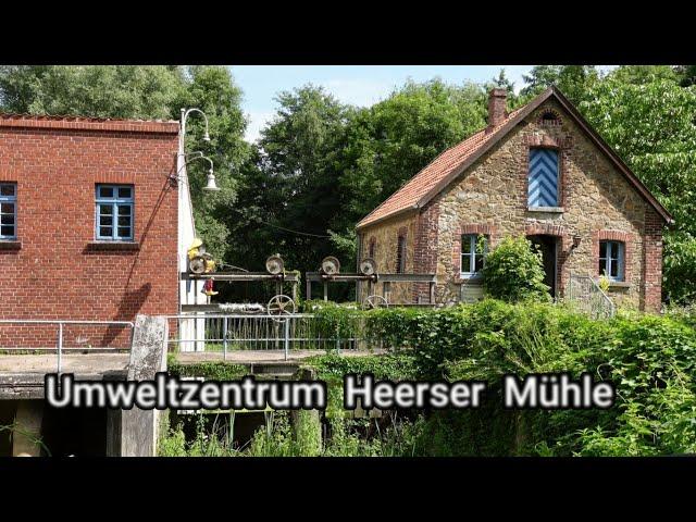 Rundgang durch das Umweltzentrum Heerser Mühle in Bad Salzuflen im Sommer.