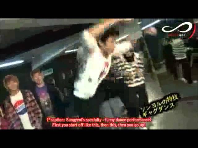 INFINITE FUNNY MOMENT #32 - SUNGYEOL'S FUNNY DANCE