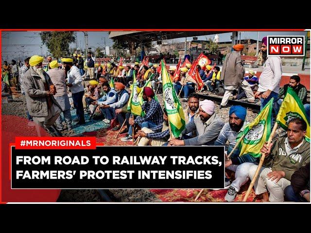 Farmers Protest  Rail Roko Causes Disruption in Punjab |Delhi Chalo Kisan Andolan | Day 3 of Protest