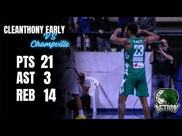 Cleanthony Early highlights against Champville || Champville VS Sagesse 2023-2024