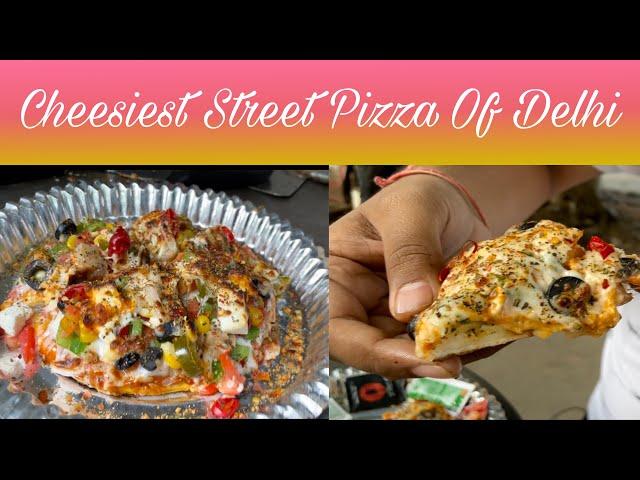 Street Pizza ke Ustaad | Cheese Street Pizza | Foodshood Mania | Street Food | Pitampura Food Vlog