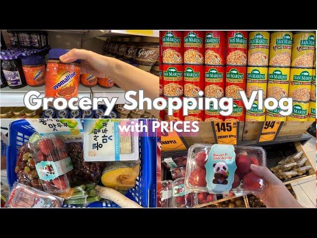 Relaxing realistic grocery haul vlog | Buying essentials @ SM Supermarket + Prices