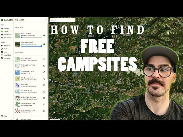 How to find FREE CAMPSITES