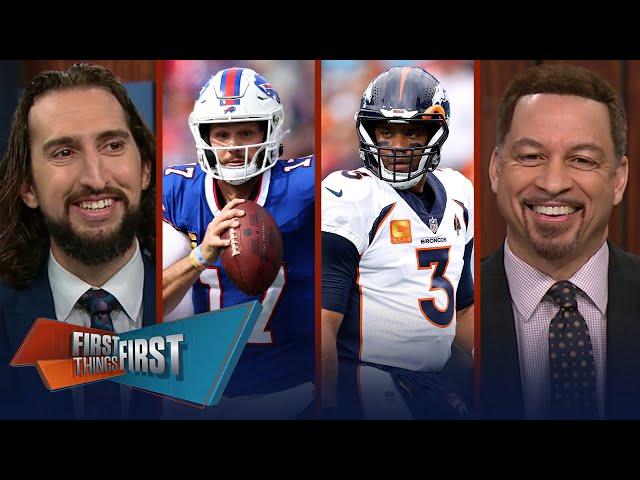 Bills ‘cooked’ after loss vs Broncos, Wilson outplays Allen, BUF fires OC | NFL | FIRST THINGS FIRST