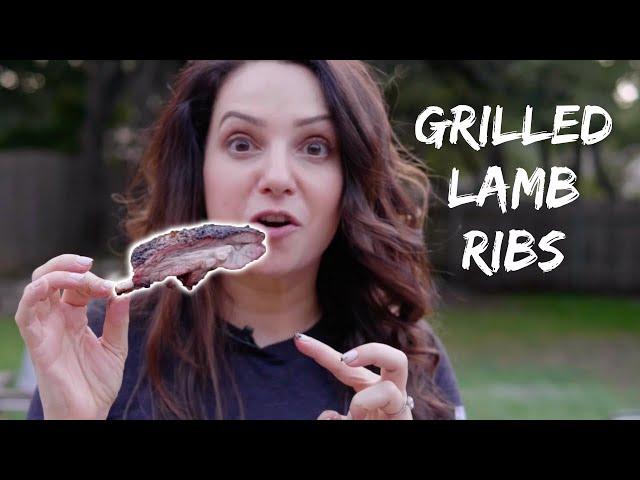 How to grill lamb ribs - SUPER TASTY!  | Jess Pryles