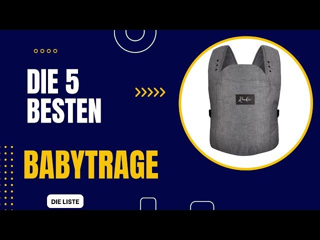 Die 5 Besten Babytrage Test 2024