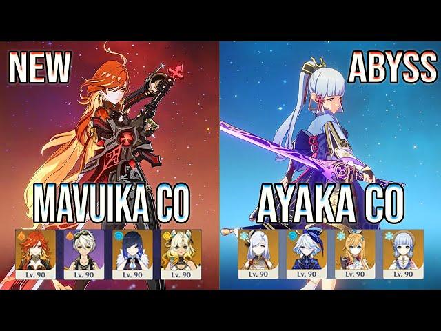New Abyss Mavuika C0 & Ayaka C0 Spiral Abyss Floor 12 Genshin Impact