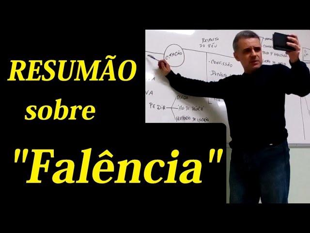 RESUMÃO - "Falência" - É isso!