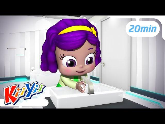 Wash Your Hands  + More | Best of KiiYii Songs | ABC and 123 | Nursery Rhymes & Kids Songs