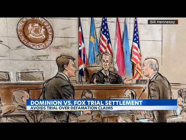 Dominion Voting System and Fox News trial reaches a last second settlement