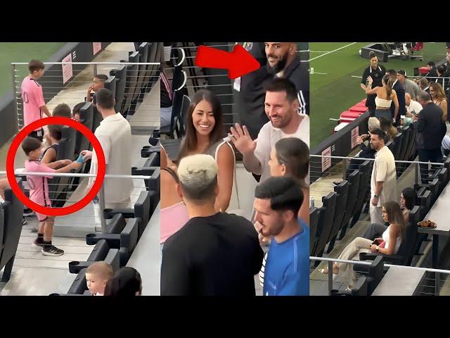 Lionel Messi and His Family Came To Support Their Team | Inter Miami vs Toronto