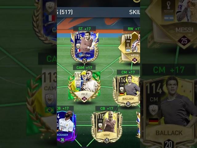 My 132 OVR Team  #fifamobile #fifa23 #tots