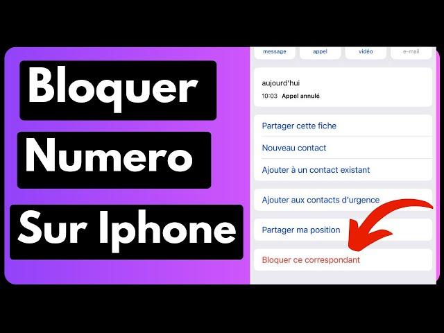 Comment Bloquer Les Numero Inconnu Sur Iphone (Facile)