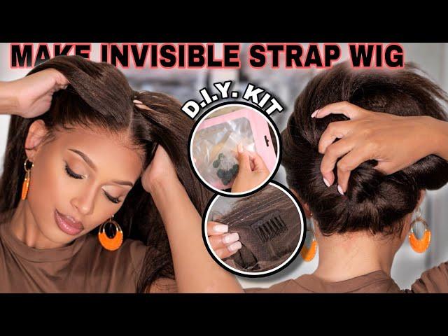  How To Create INVISIBLE STRAP Wig D.I.Y Invisible Elastic Band Wig Kit