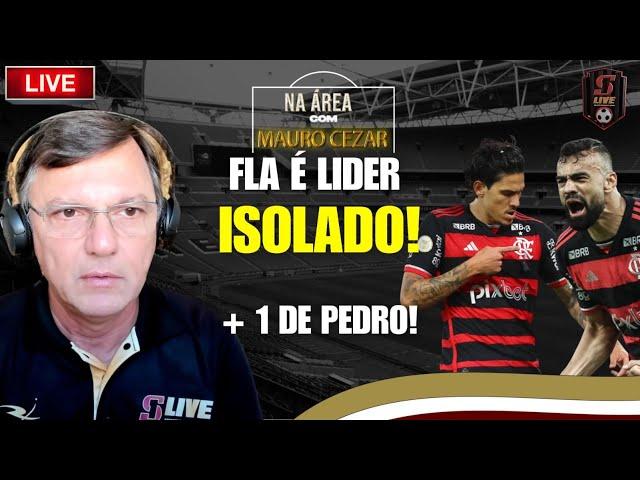 FLAMENGO É LÍDER ISOLADO! MAIS  GOL1 DE PEDRO! GABIGOL FORA! | DEBATE AO VIVO COM MAURO CEZAR #91