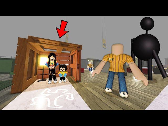 Nos vamos de COMPRAS y nos QUEDAMOS ATRAPADAS en la TIENDA del TERROR en roblox 3008 | paolazgames