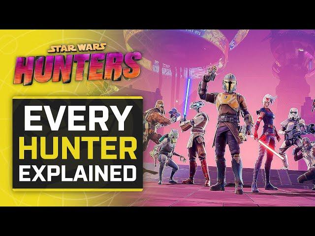 Which Hunter should YOU main in Star Wars: Hunters? (ALL HUNTERS EXPLAINED)