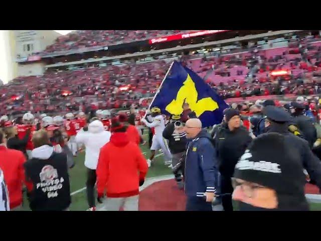 Brawl breaks out after Michigan beats Ohio State and plants a flag in The Horseshoe | ESPN CFB