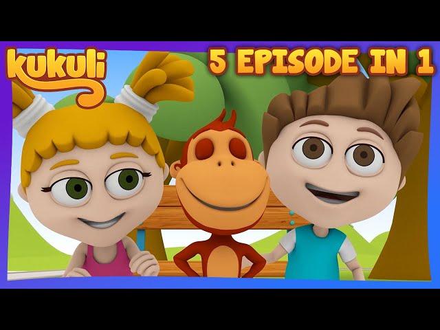 5 EPISODE IN 1 - 2  - KUKULİ ENGLİSH DUBBED  #CARTOON FOR KİDS