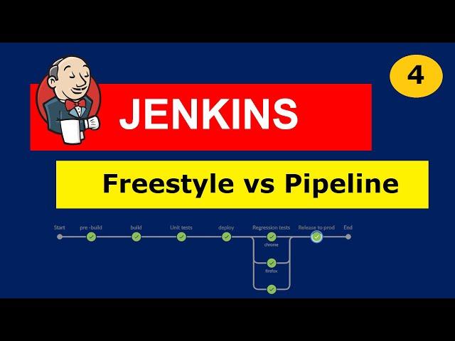 #4 Jenkins Pipelines | Freestyle vs Pipeline jobs