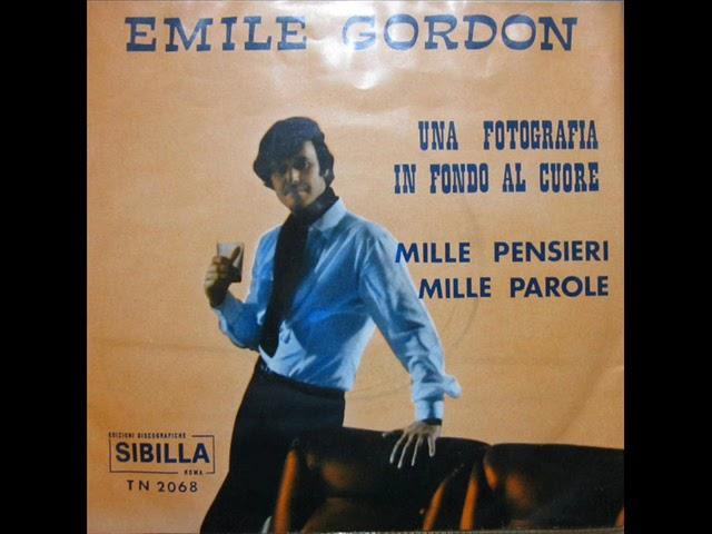 EMILE GORDON   UNA FOTOGRAFIA IN FONDO AL CUORE   1971