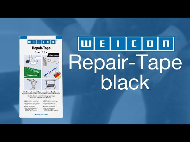 Underwater repair of a pipe joint | WEICON Repair-Tape Black | durable and self-fusing