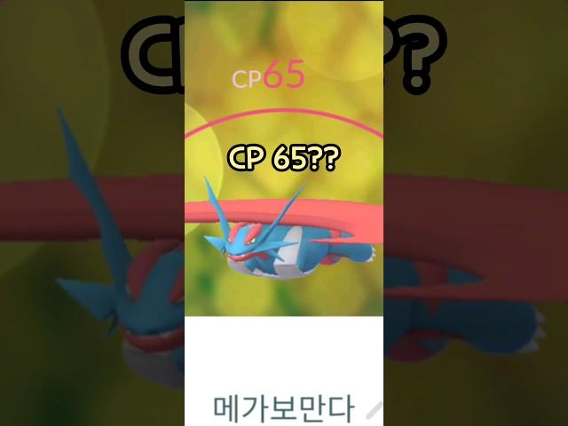 [포켓몬고] CP 13 아공이를 진화시키면 메가보만다의 CP는??