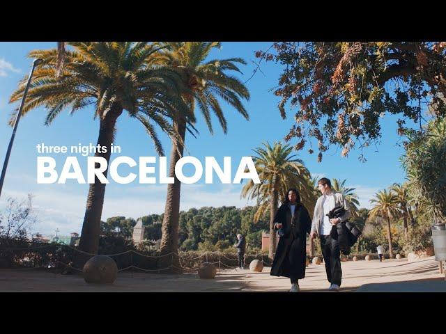 my boyfriend surprised me with a trip to BARCELONA ...