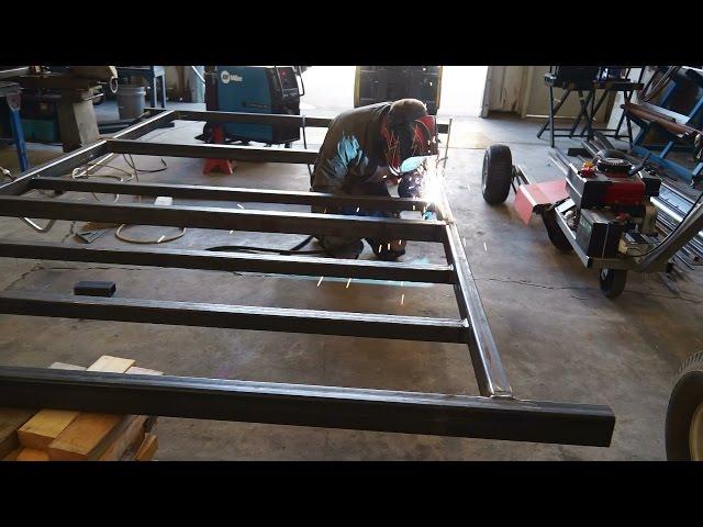 Camper Trailer Build #1, Welding The Frame