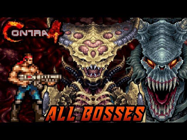 Contra 4 - All Bosses [No Damage | Hard]