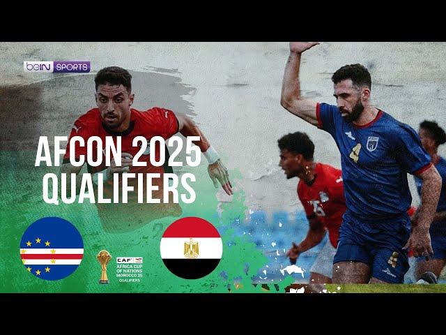 Cape Verde vs Egypt | AFCON Qualifiers 2025 HIGHLIGHTS | 11/15/24 | beIN SPORTS USA