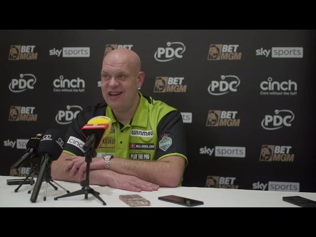 MICHAEL VAN GERWEN | 2025 PDC PREMIER LEAGUE BELFAST INTERVIEW SPORTSMATTERS