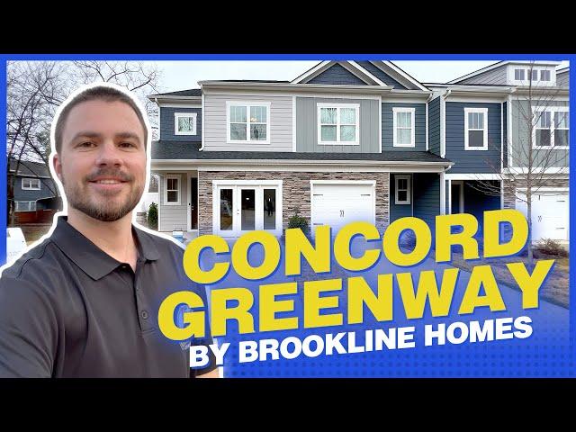 Concord Greenway by Brookline Homes | Concord, NC | New Townhomes Under $350K with a Garage!