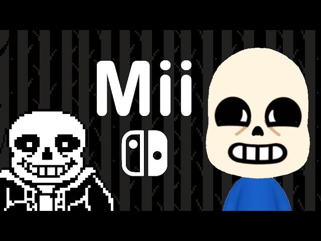 How To Make Sans | Nintendo Switch Mii #17