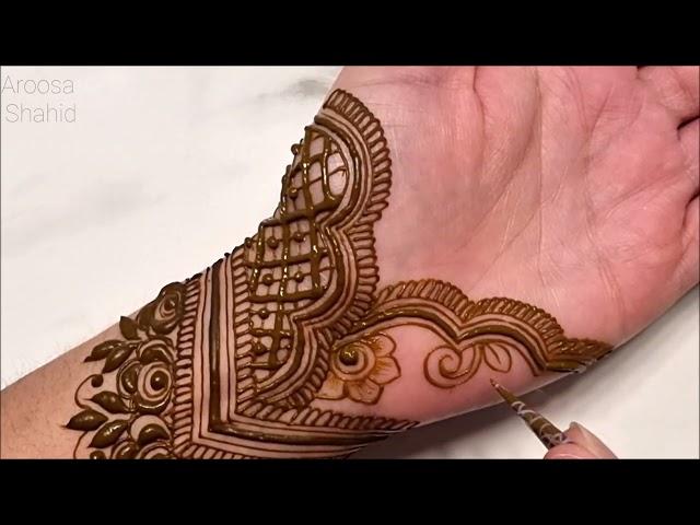 Most beautiful intricate bridal mehndi design