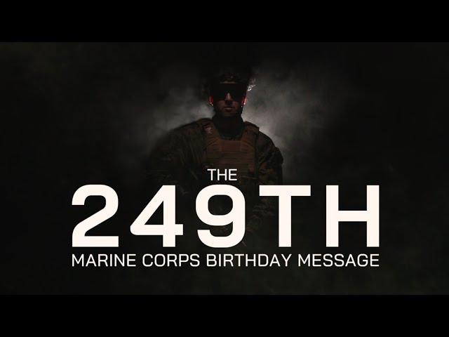 249th Marine Corps Birthday Message