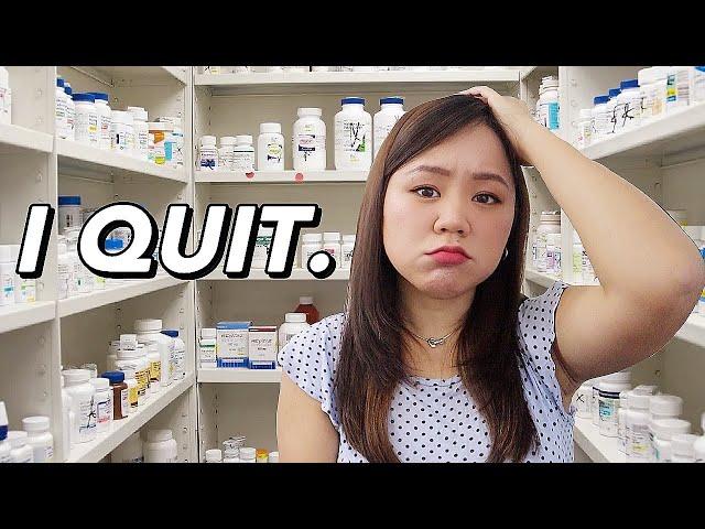 WHY I QUIT MY PHARMACIST JOB