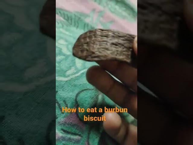 how to eat a burbun biscuit