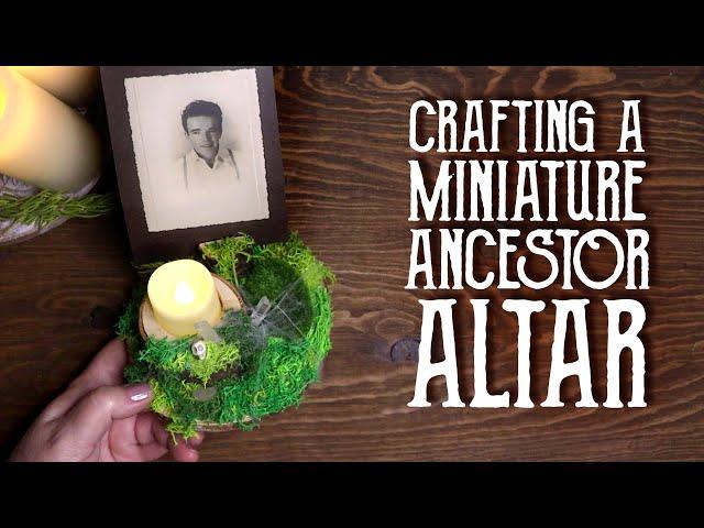 Miniature Ancestor Altar  - DIY Craft Kit - Protection Magic  - Magical Crafting