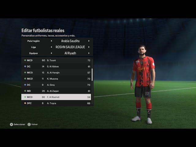 EA SPORTS FC 24 ALL AL RIYADH PLAYERS