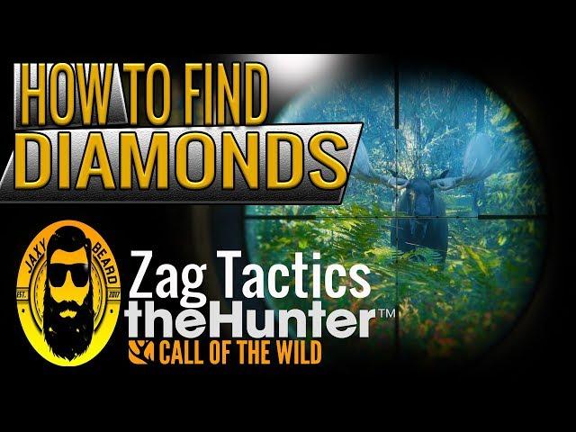 How to FIND DIAMONDS in thehunter Call of the Wild | Using ZagTactics