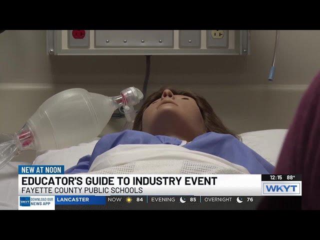 Staff at FCPS high school take step out of the classroom for the Educator’s Guide to Industry pro...