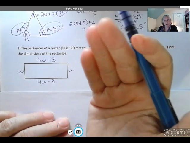 Problem  Solving - Triangle and Perimeter