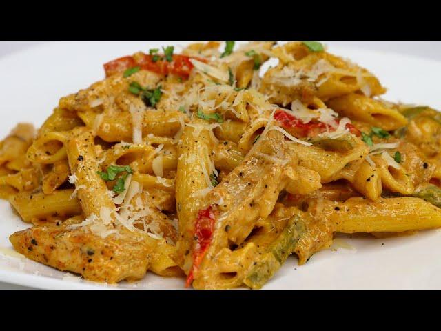 JERK CHICKEN RASTA PASTA | PASTA RECIPES | 30 MINUTE MEALS | CHAZS CUISINES