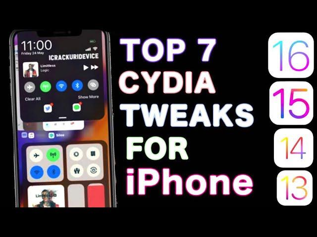 My TOP 7 Best Cydia Tweaks For iOS 12 / 16