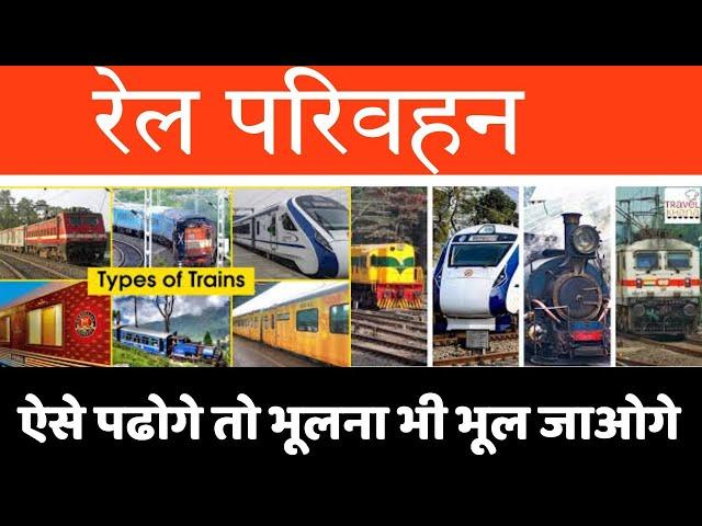 भारत में रेल परिवहन | Railway Transport In India | Indian Geography By Vishnu sir