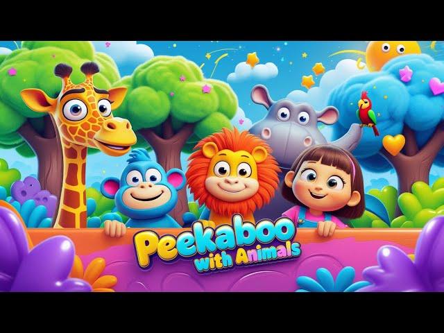 Peekaboo With Animals | Kids Nursery Rhymes | Yo Yo Kids Tube