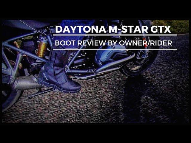 Daytona M-Star GTX motorcycle boot review | A must have for short arse riders.