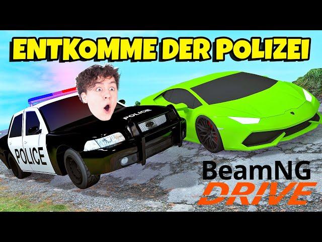 KEINER ENTKOMMT DER POLIZEI! - BeamNG Drive